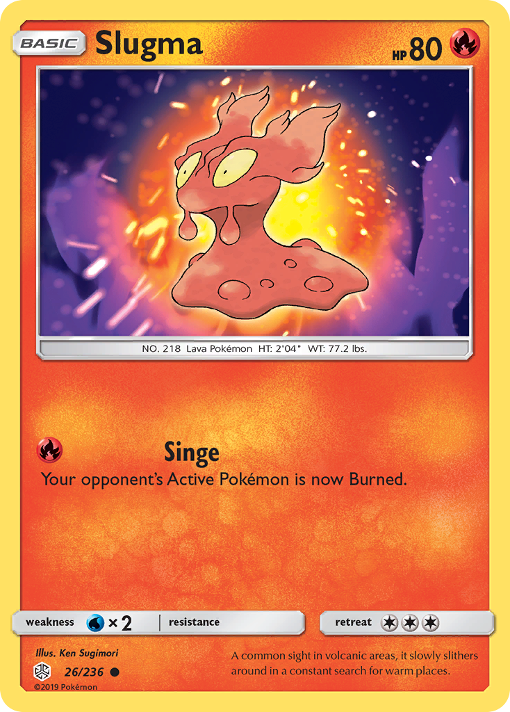 Slugma 26/236 - SM  Cosmic Eclipse