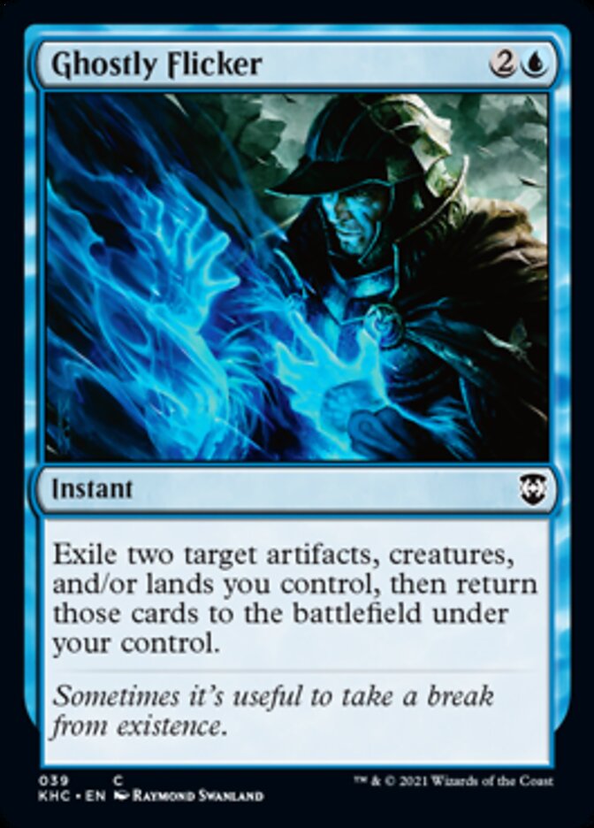 Ghostly Flicker (KHC-039) - Kaldheim Commander