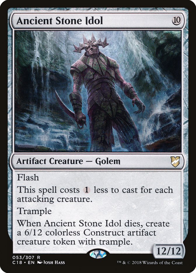 Ancient Stone Idol (C18-053) - Commander 2018