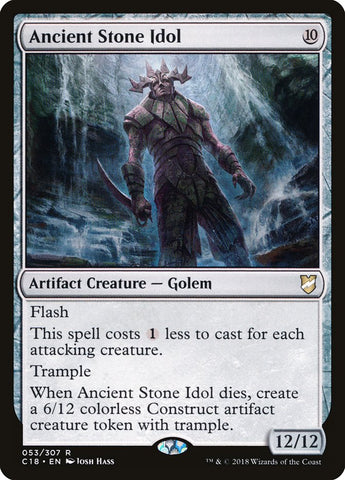 Ancient Stone Idol (C18-053) - Commander 2018