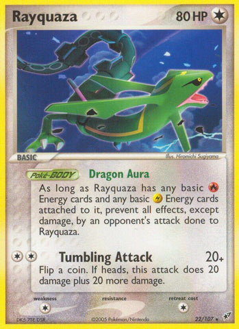 Rayquaza - 22/107 - Deck Exclusives Holofoil