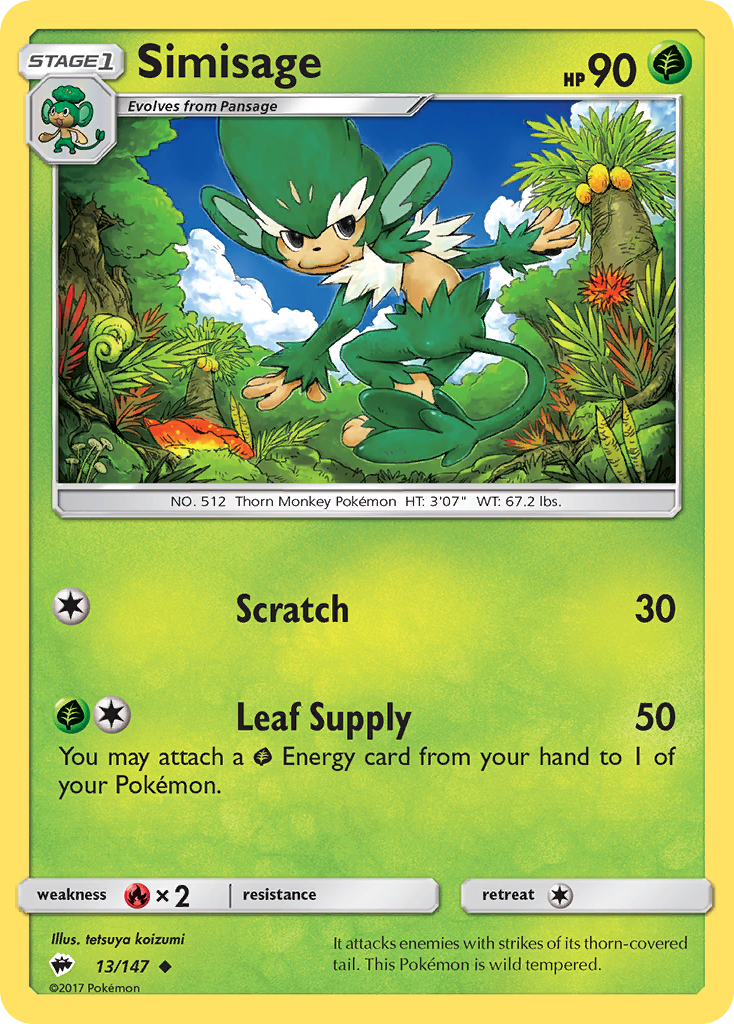 Simisage 13/147 - SM  Burning Shadows
