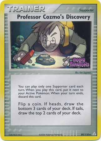 Professor Cozmo's Discovery/110 - Holon Phantoms Reverse Holofoil
