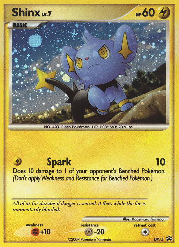 Shinx - DP15/56 - Diamond and Pearl Promos Holofoil