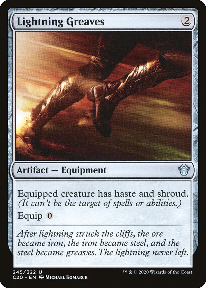 Lightning Greaves (C20-245) - Commander 2020