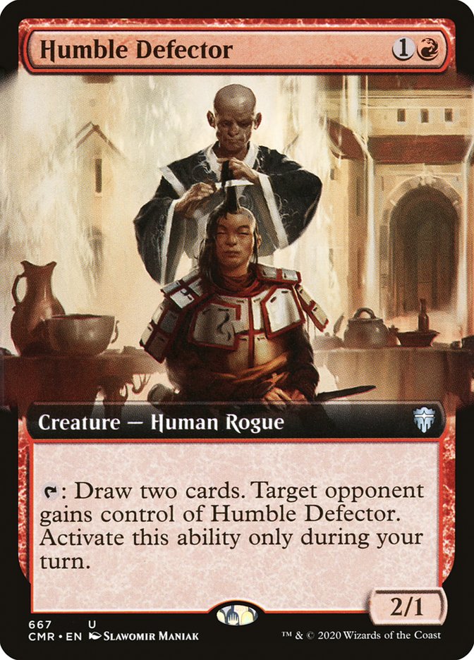 Humble Defector (Extended Art) (CMR-667) - Commander Legends: (Extended Art)