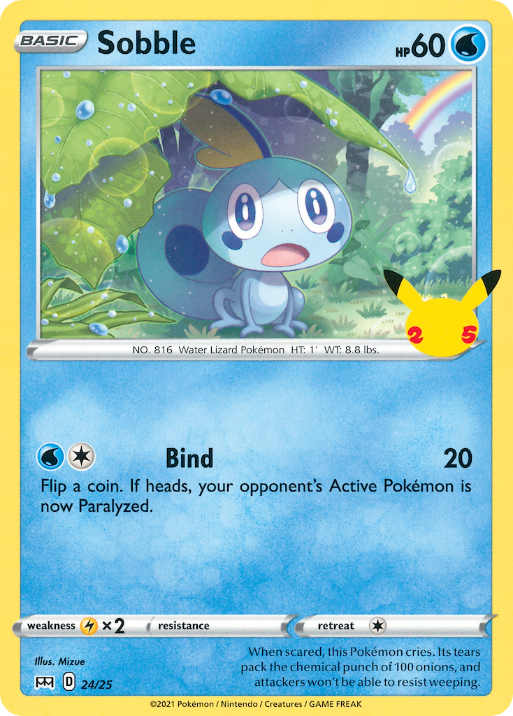 Sobble - 24/25 24/25 - McDonalds 25th Anniversary Promos