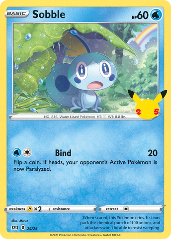 Sobble - 24/25 24/25 - McDonalds 25th Anniversary Promos