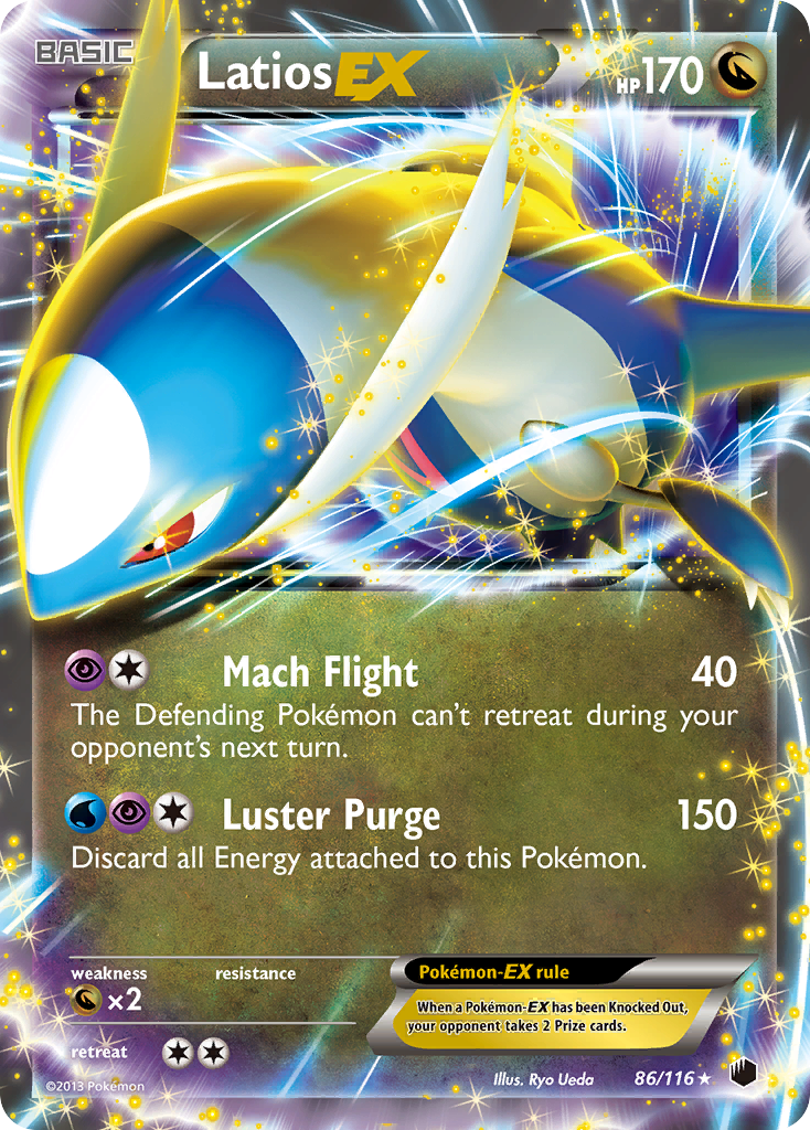 Latios EX/116 - Plasma Freeze Holofoil