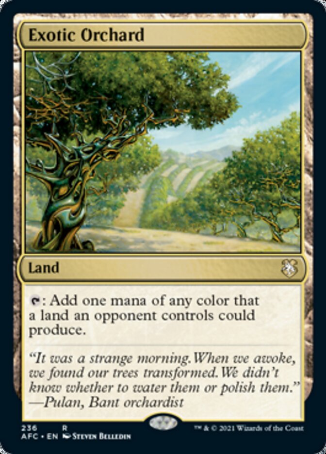 Exotic Orchard (AFC-236) - Forgotten Realms Commander