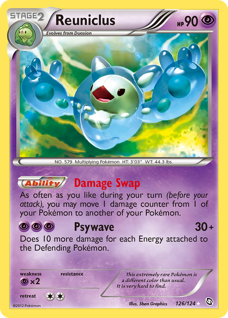 Reuniclus/124 - Dragons Exalted Holofoil