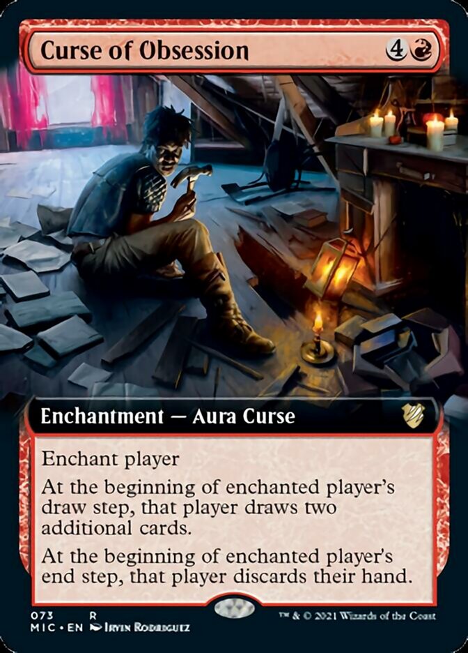 Curse of Obsession (Extended Art) (MIC-073) - Midnight Hunt Commander: (Extended Art)