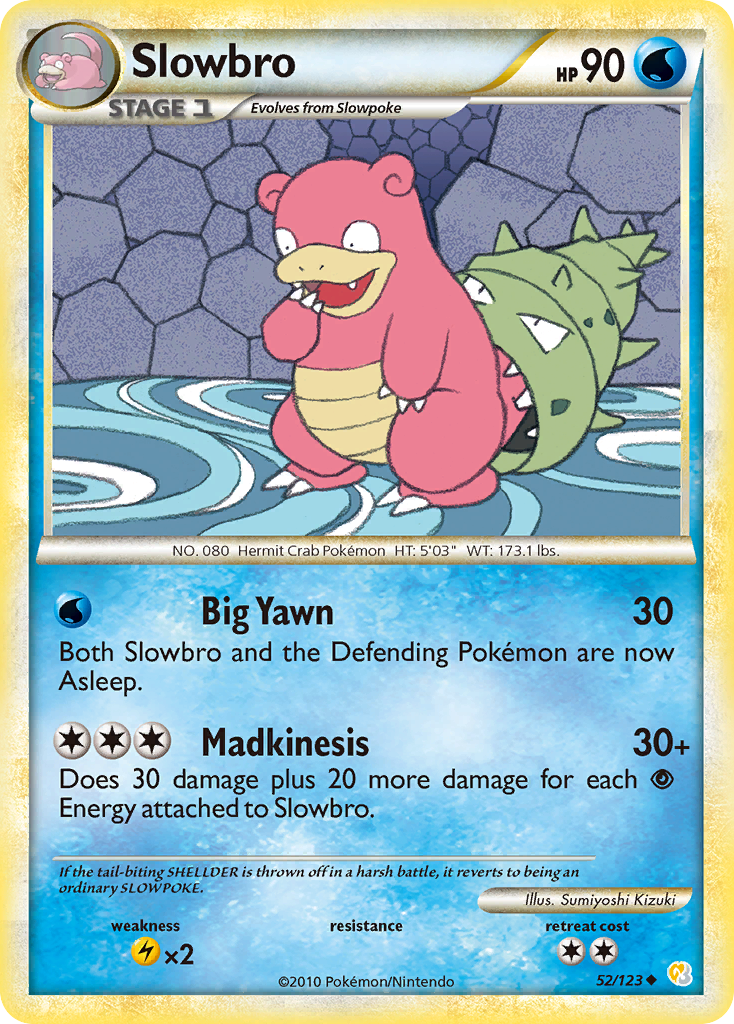 Slowbro 52/123 - HeartGold SoulSilver