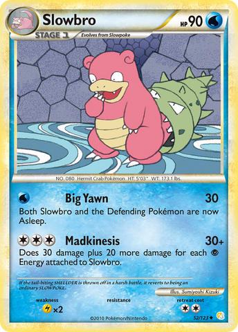 Slowbro 52/123 - HeartGold SoulSilver