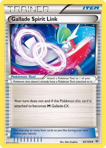 Gallade Spirit Link 83/108 - XY  Roaring Skies