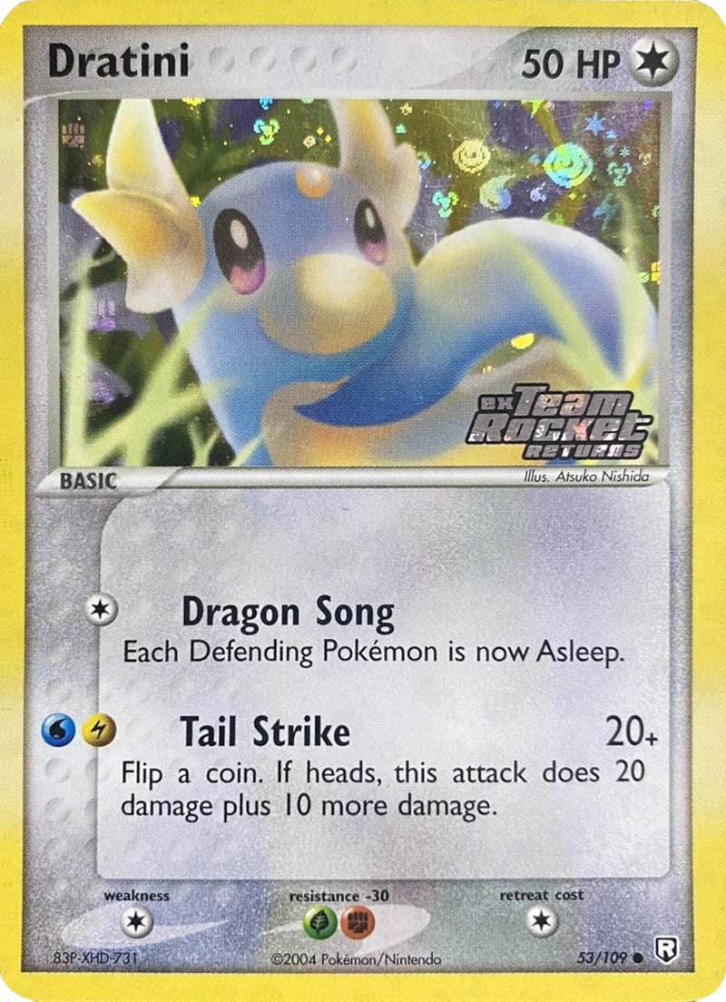 Dratini - 053/109 53/109 - Team Rocket Returns Reverse Holofoil