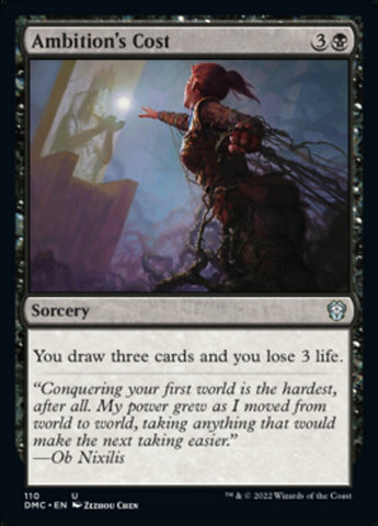 Ambition's Cost (DMC-110) - Dominaria United Commander
