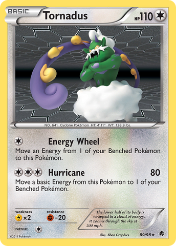 Tornadus/98 - Emerging Powers Holofoil