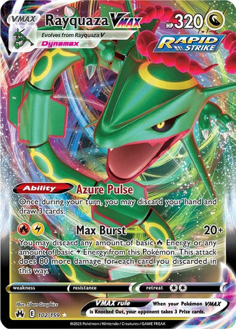 Rayquaza VMAX (102) 102/159 - SWSH Crown Zenith Holofoil