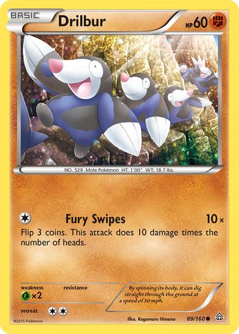 Drilbur/160 - XY  Primal Clash