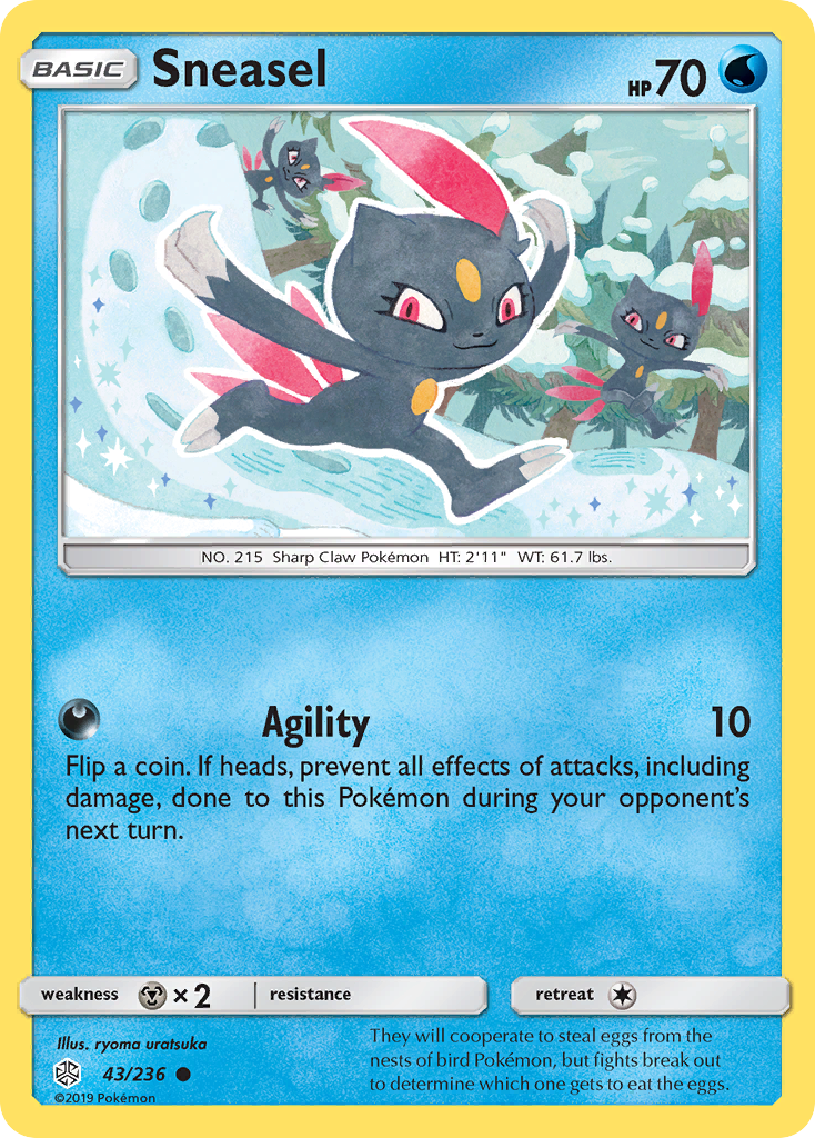 Sneasel 43/236 - SM  Cosmic Eclipse
