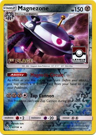 Magnezone - 83/156 (League Challenge) [1st Place] - League & Championship Cards Reverse Holofoil