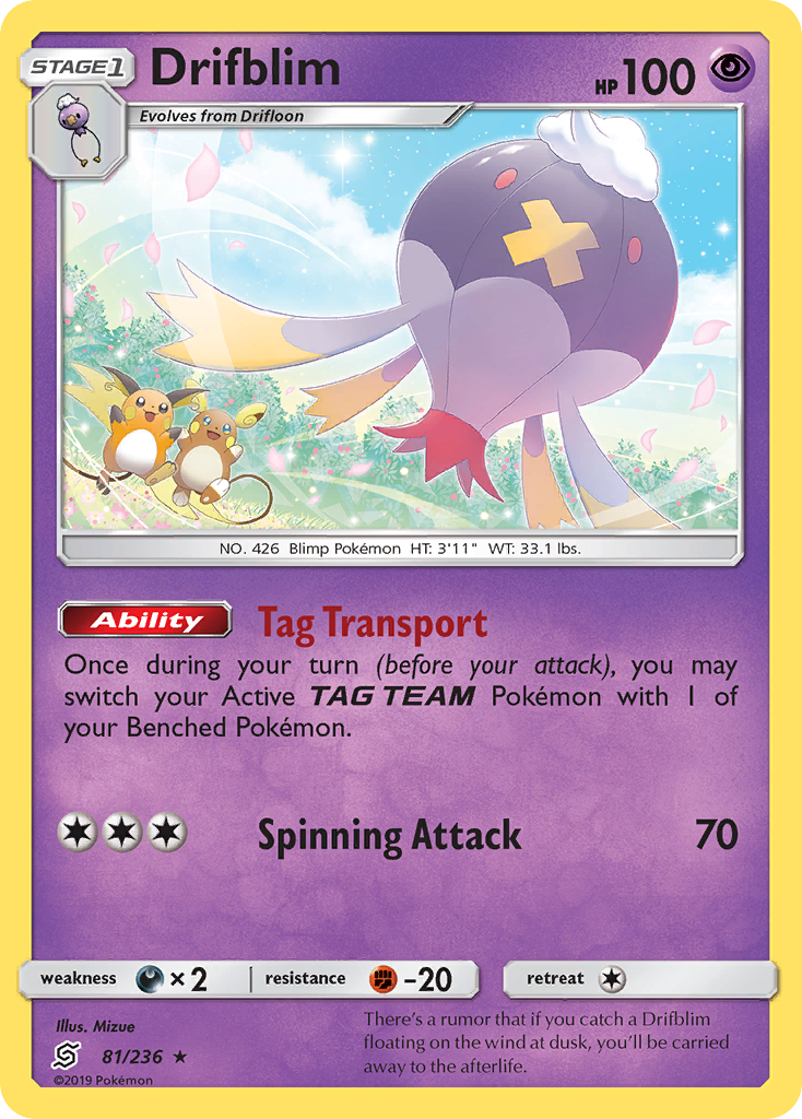 Drifblim 81/236 - SM  Unified Minds