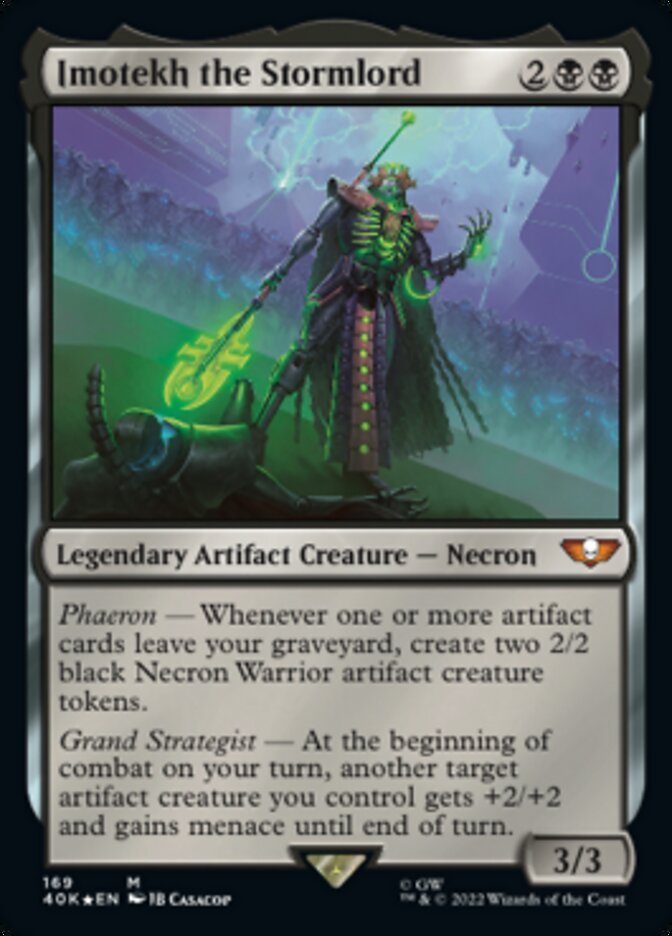 Imotekh the Stormlord (40K-169) - Warhammer 40,000 Commander Foil