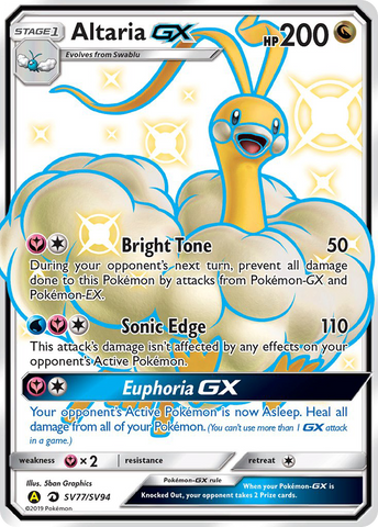 Altaria GX SV77/94 - Hidden Fates Shiny Vault Holofoil