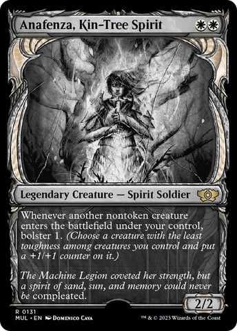 Anafenza, Kin-Tree Spirit (Halo Foil) (MUL-131) - Multiverse Legends: (Showcase) Foil