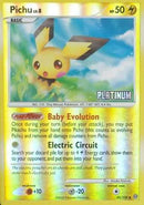 Pichu - 45/106 [Platinum] 45 - Burger King Promos Reverse Holofoil