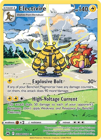 Electivire GG08/70 - SWSH Crown Zenith Galarian Gallery Holofoil