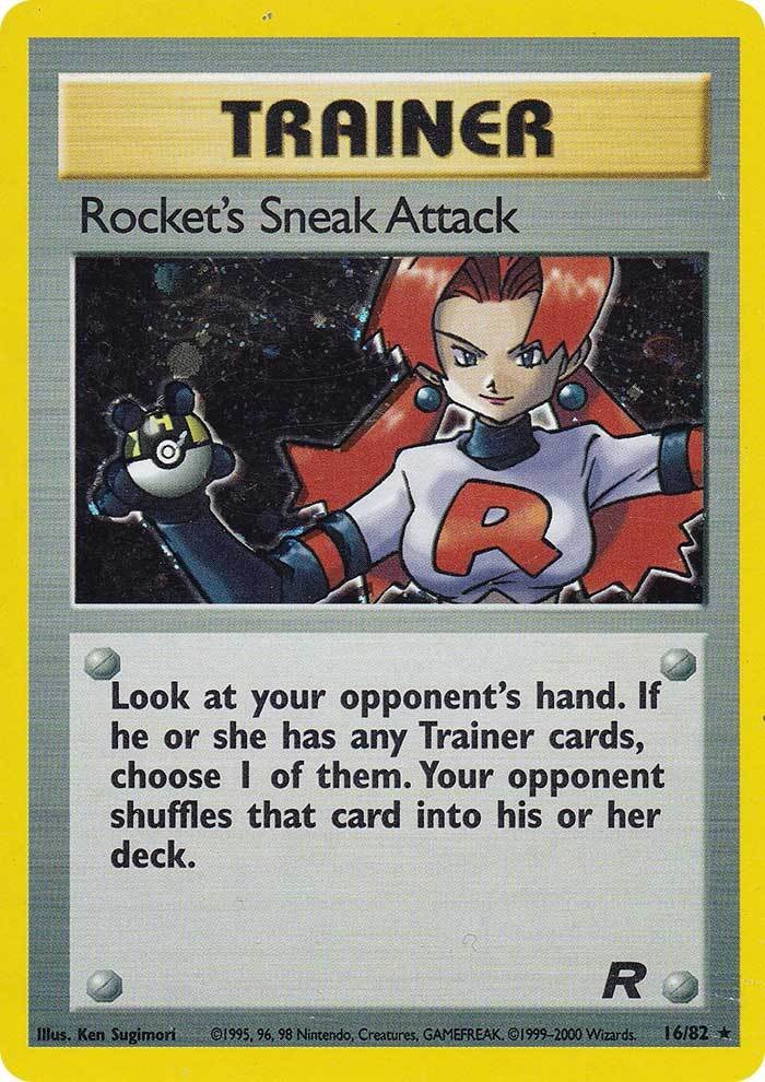 Rocket's Sneak Attack (16) 16/82 - Team Rocket