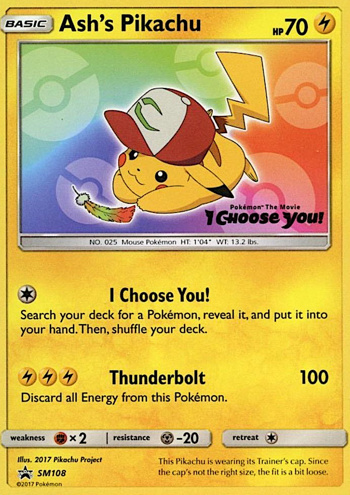 Ash's Pikachu - SM108 SM108/248 - SM Promos
