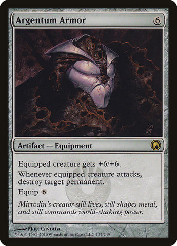 Argentum Armor (SOM-137) - Scars of Mirrodin