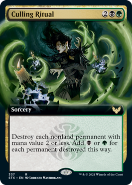 Culling Ritual (Extended Art) (STX-337) - Strixhaven: School of Mages: (Extended Art)