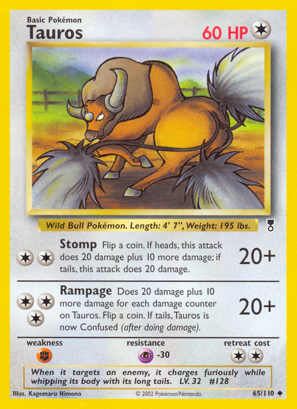 Tauros - 65/110 Legendary Collection - Uncommon