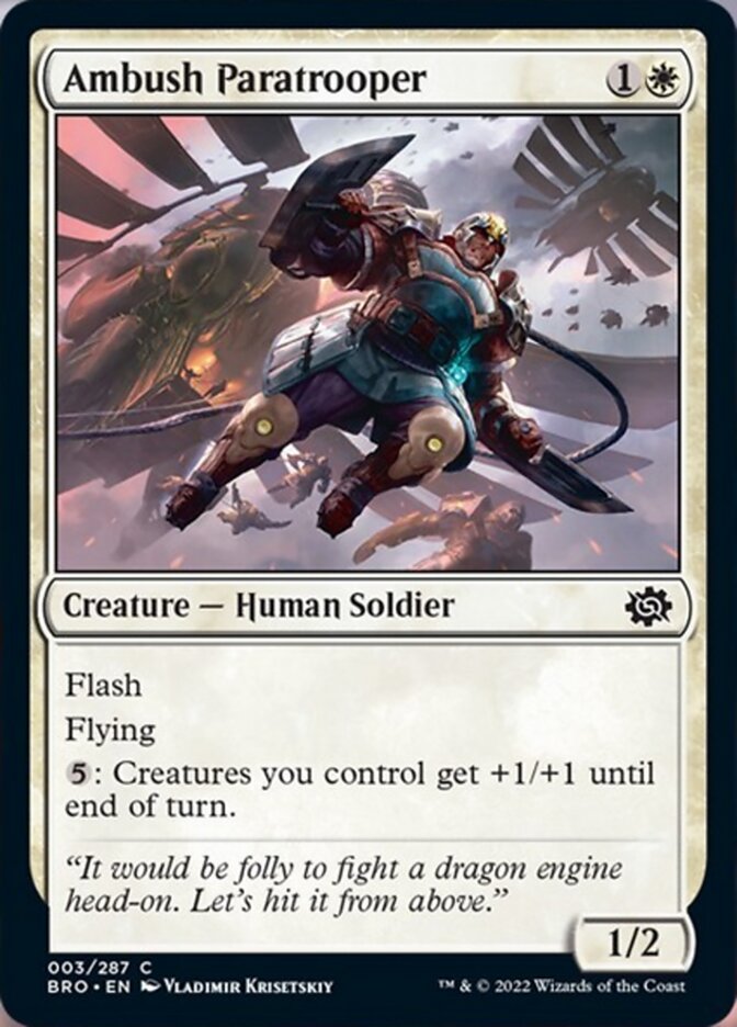 Ambush Paratrooper (BRO-003) - The Brothers' War