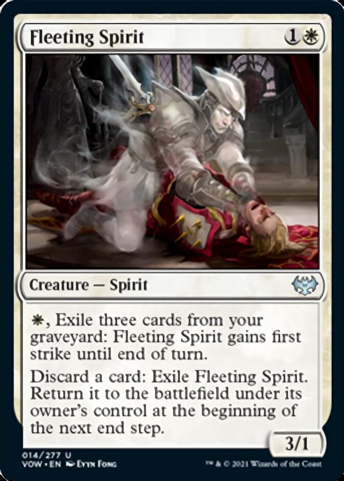 Fleeting Spirit (VOW-014) - Innistrad: Crimson Vow
