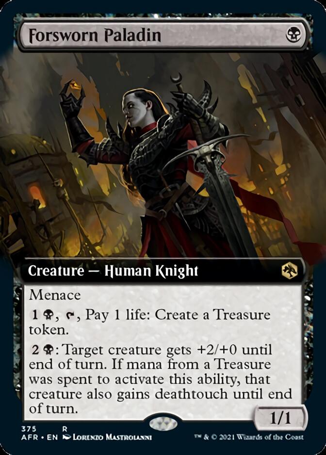Forsworn Paladin (Extended Art) (AFR-375) - Adventures in the Forgotten Realms: (Extended Art)