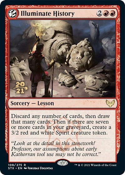 Illuminate History (PRE-108) - Strixhaven: School of Mages Promos: (lesson) Foil