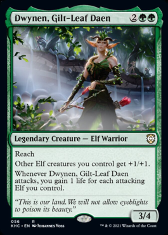 Dwynen, Gilt-Leaf Daen (KHC-056) - Kaldheim Commander