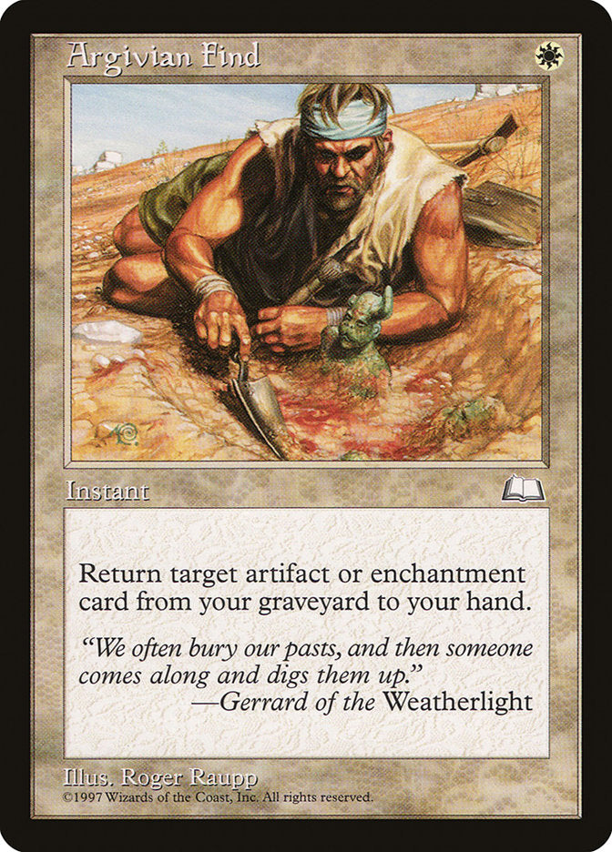 Argivian Find (WTH-) - Weatherlight