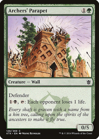 Archers' Parapet (KTK-128) - Khans of Tarkir