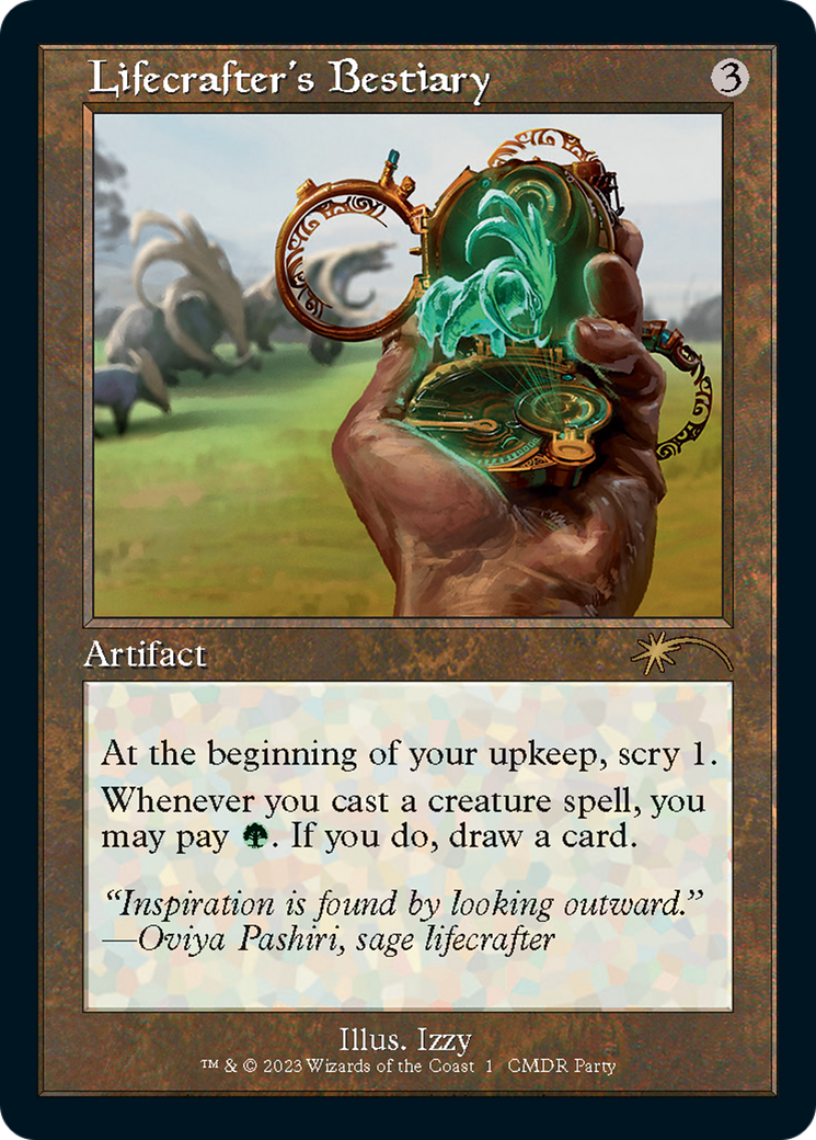 Lifecrafter's Bestiary (Retro Frame) (WPN-001) - Wizards Play Network 2023