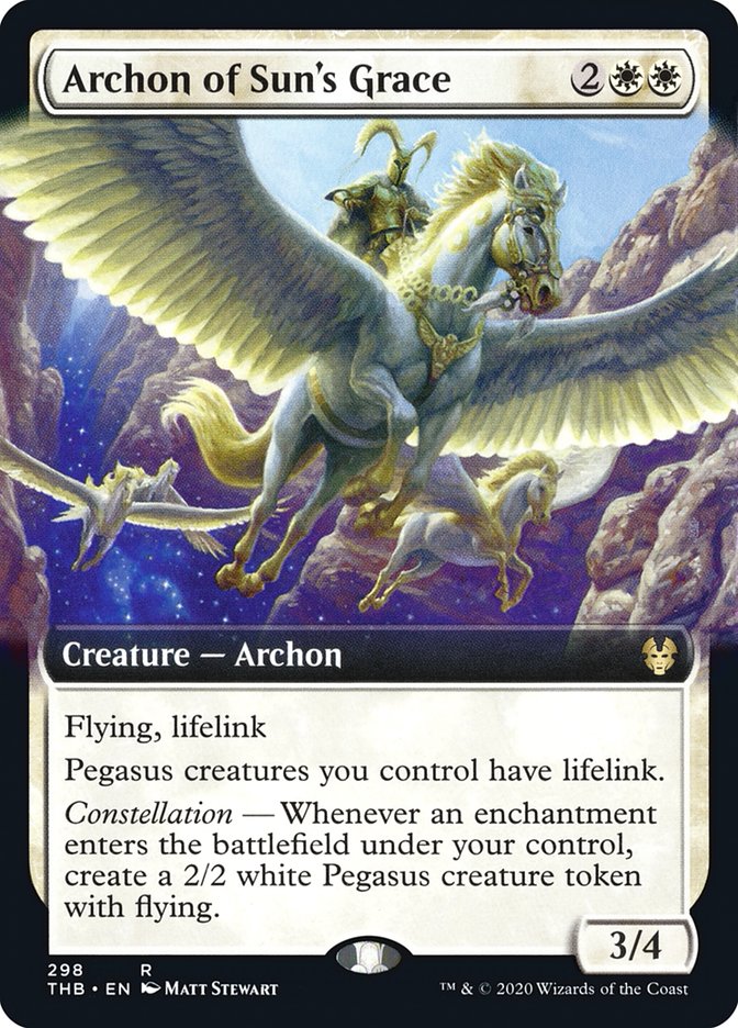 Archon of Sun's Grace (Extended Art) (THB-298) - Theros Beyond Death: (Extended Art)