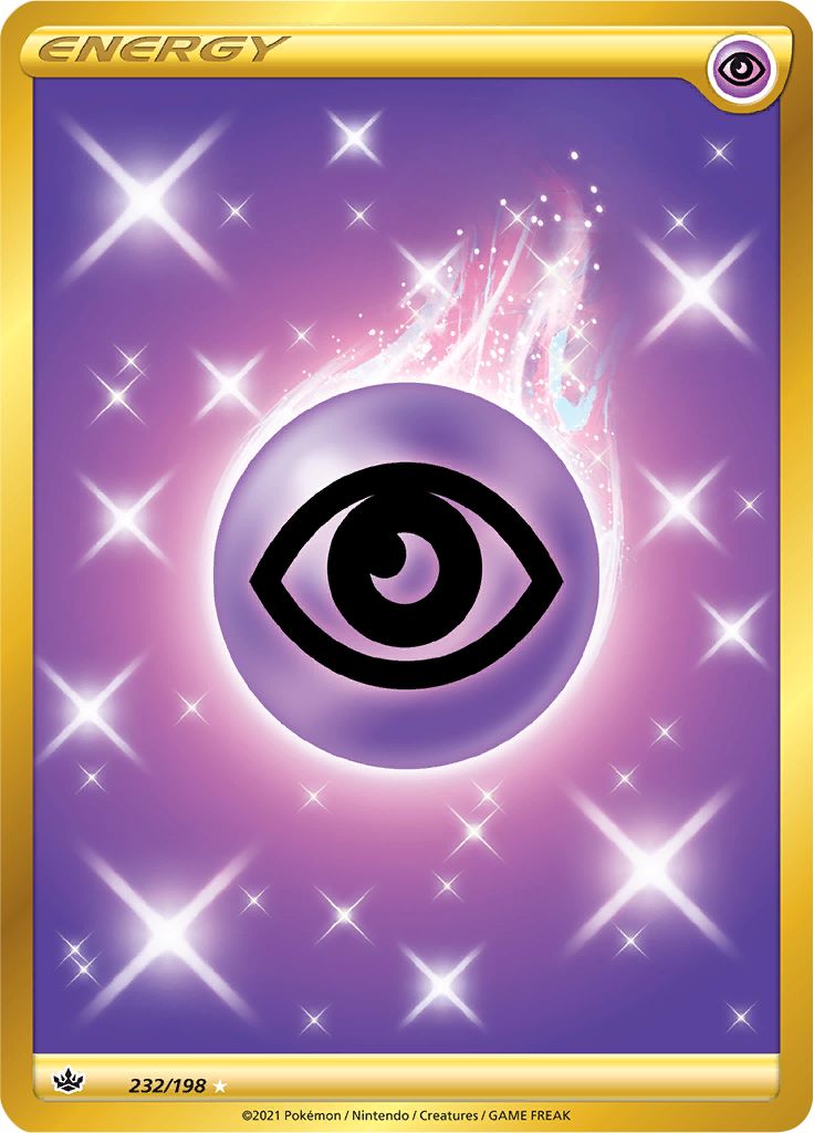Psychic Energy (Secret) 232/198 - SWSH06 Chilling Reign Holofoil