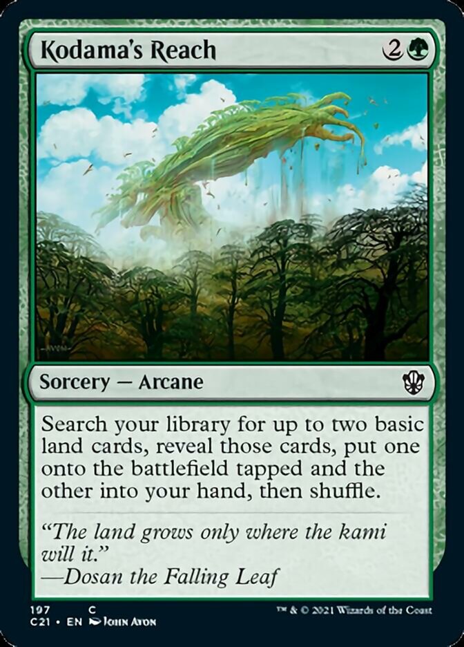 Kodama's Reach (C21-197) - Commander 2021