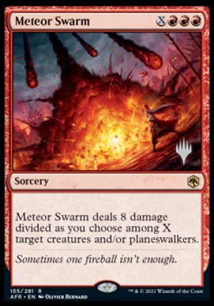 Meteor Swarm (PPAFR-155) - Adventures in the Forgotten Realms Promos