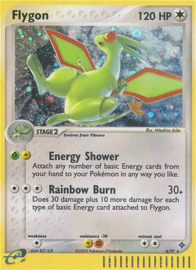 Flygon - 4/97/97 - Dragon Holofoil